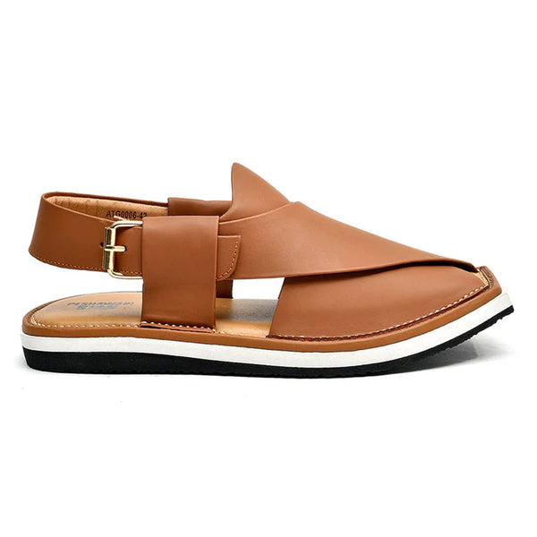LEATHER PESHAWARI CHAPPAL - ATG0006 - TAN