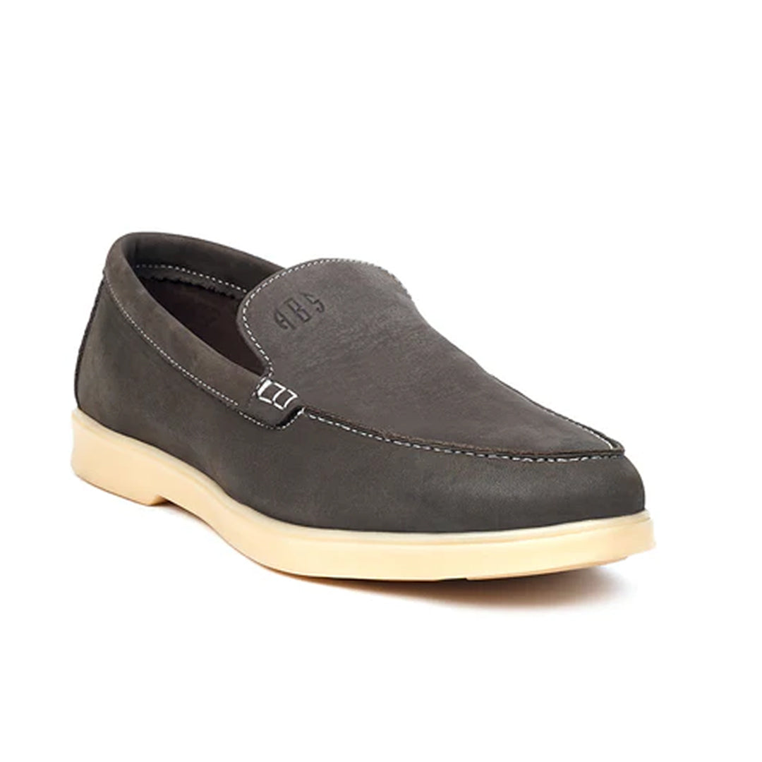 LEATHER SHOES - LBY-003 BROWN NUB
