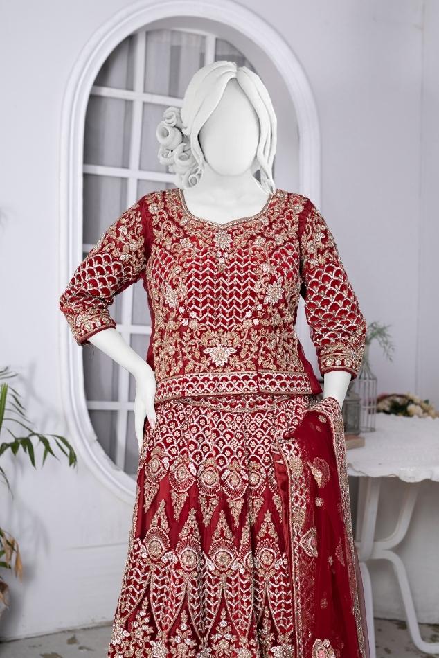 AAB E SHIREEN - LEHENGA - UNSTITCHED