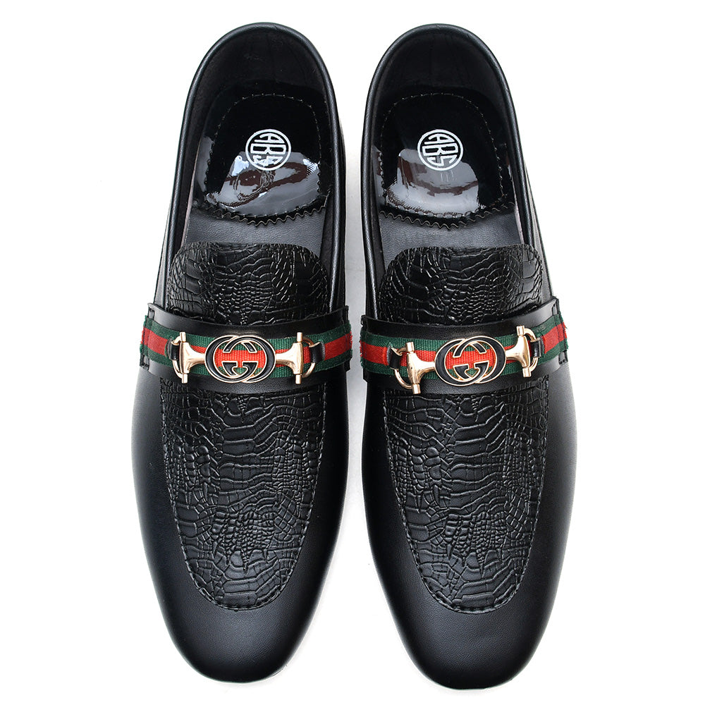 LEATHER SHOES - ACM-1506 BLACK