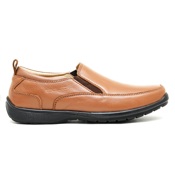 LEATHER SHOES - RUNNER-054 TAN