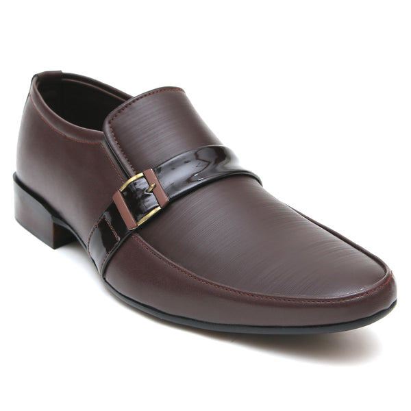 LEATHER SHOES - FC-1-2-8032 BROWN