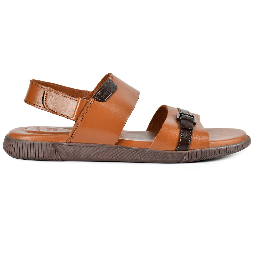 LEATHER SANDAL - CHADWICK-101 TAN