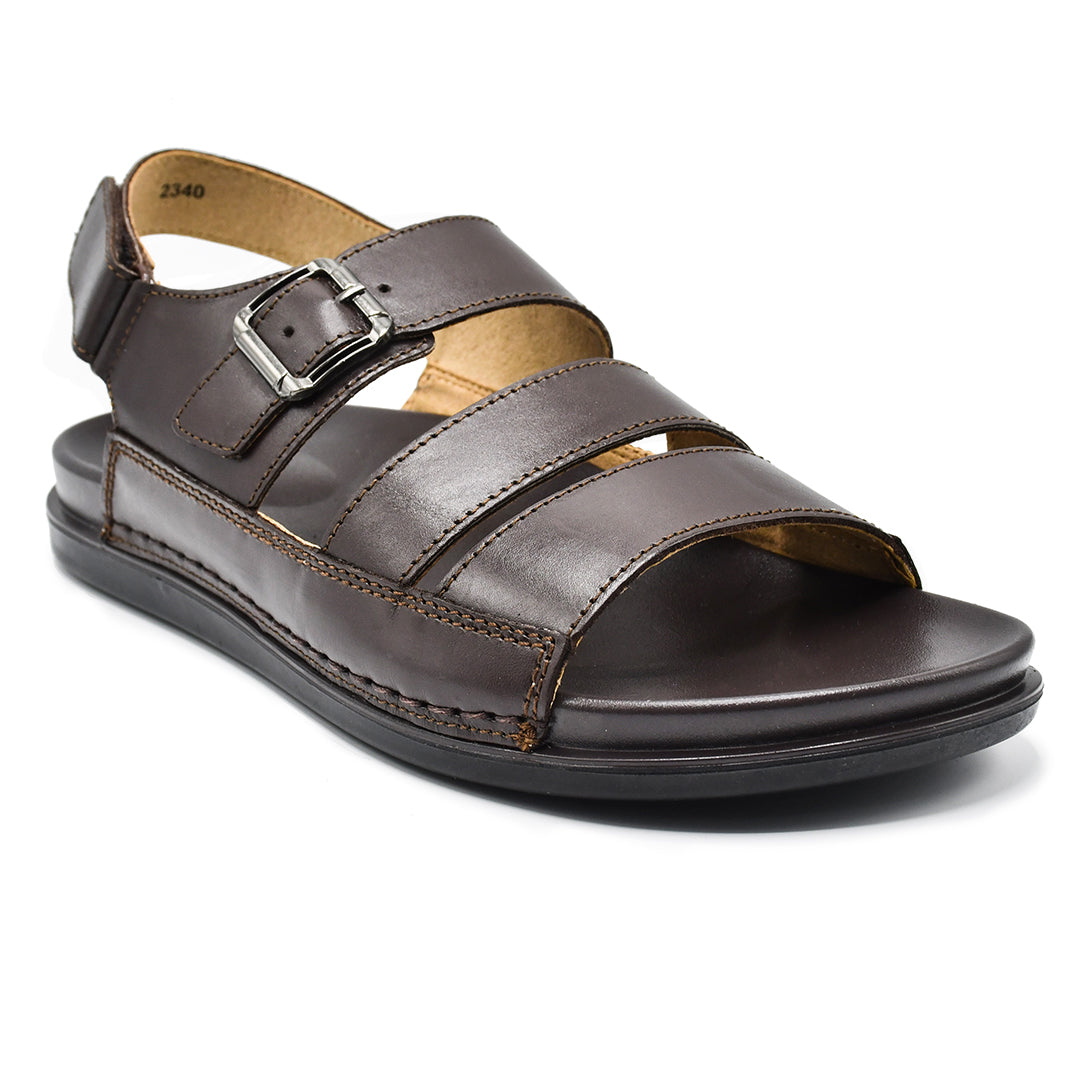 LEATHER SANDAL - AR-108 BROWN