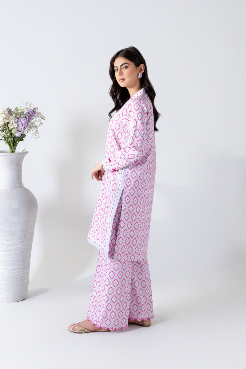 2 PIECE - PRINTED LAWN SUIT - MOTIYA