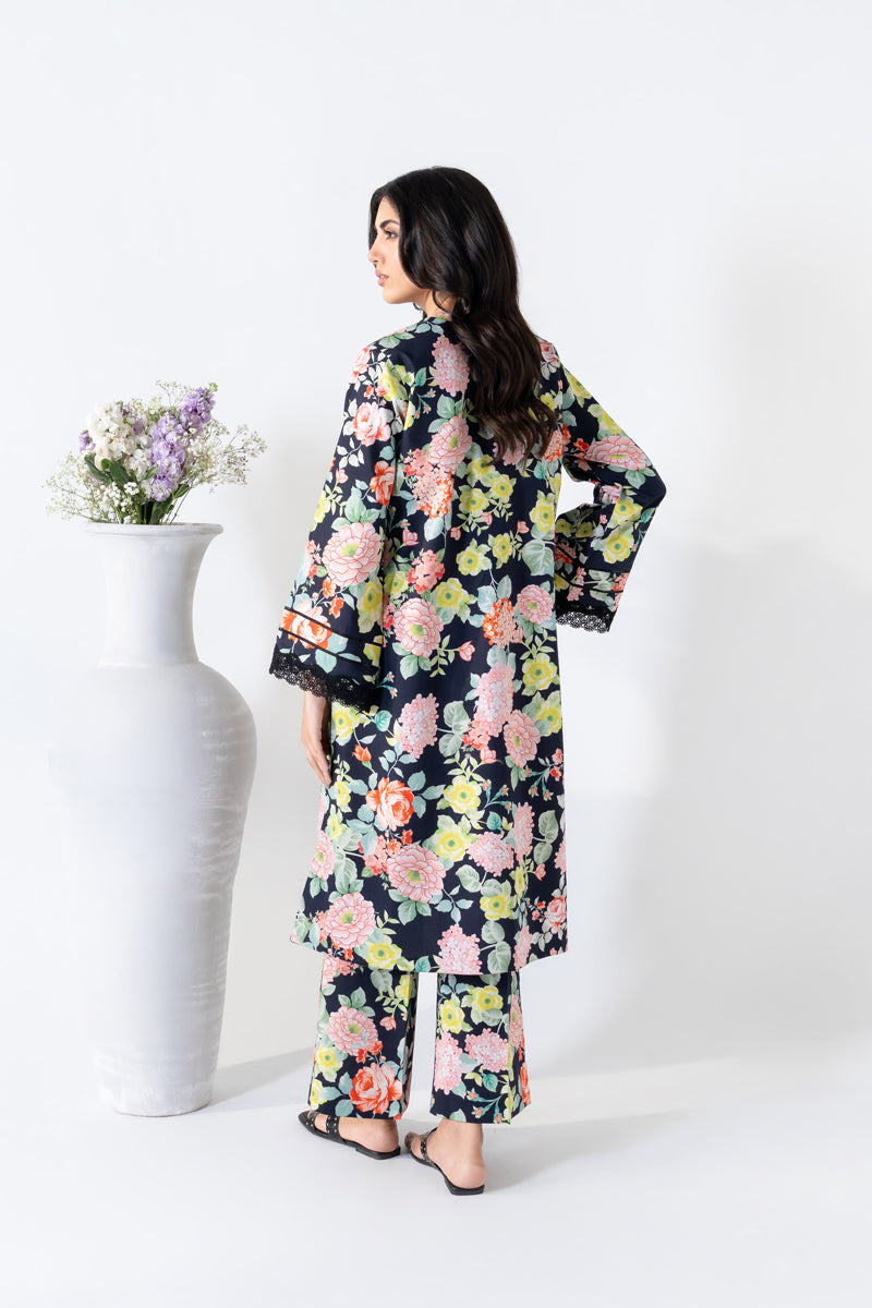 2 PIECE - PRINTED LAWN SUIT - ULFAT