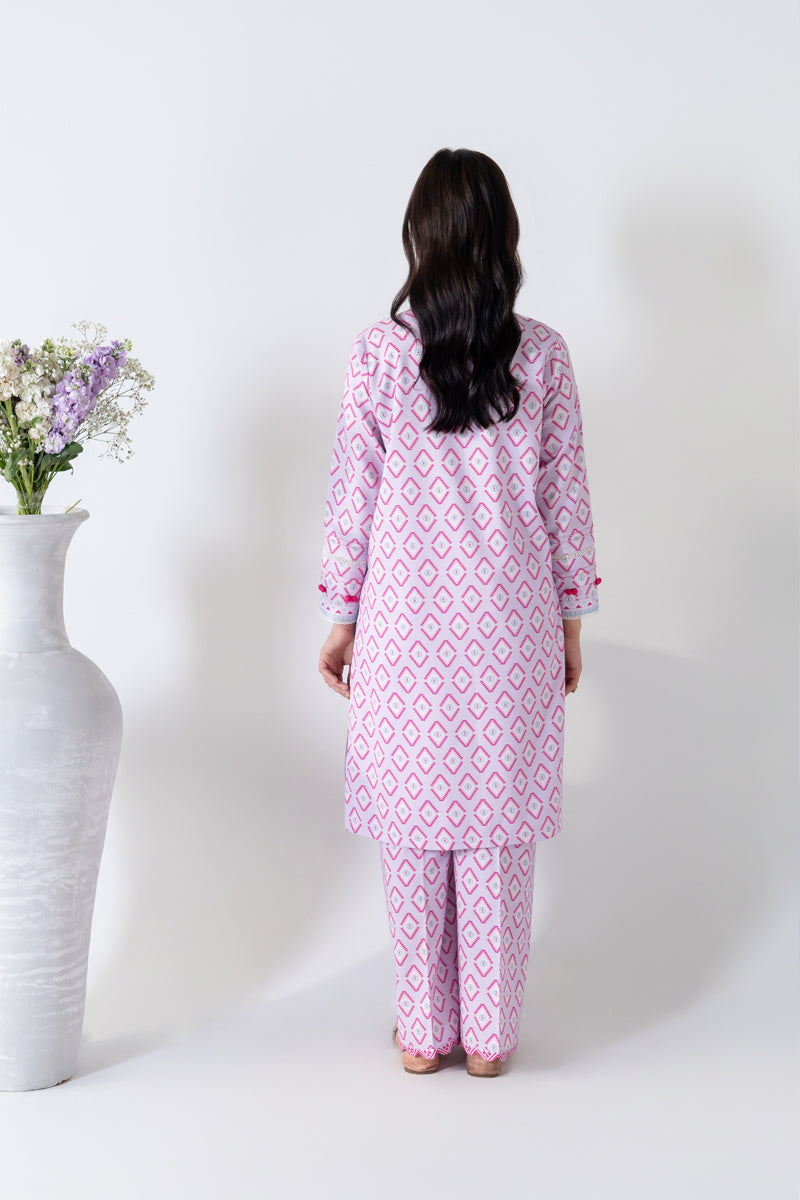 2 PIECE - PRINTED LAWN SUIT - MOTIYA