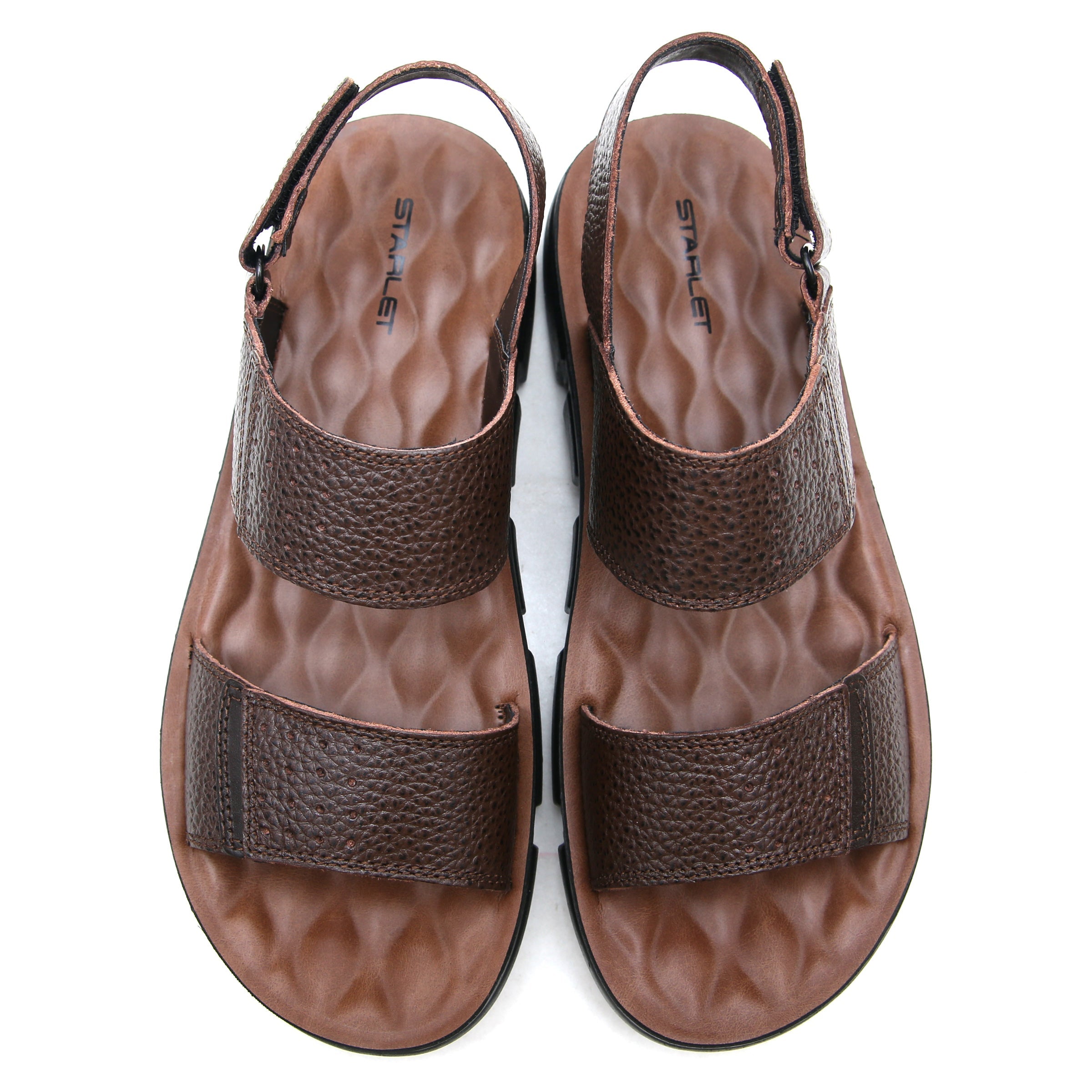 LEATHER SANDAL - SPT-1206 BROWN