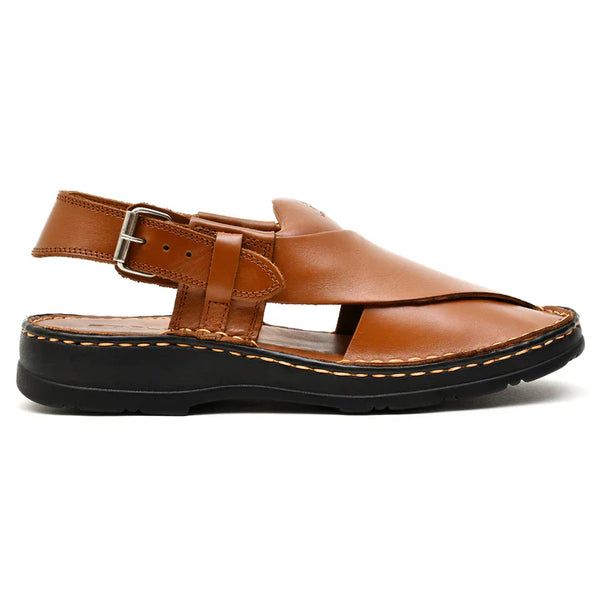 LEATHER PESHAWARI  CHAPPAL - 04006P TAN