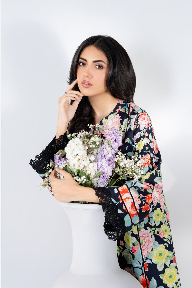 2 PIECE - PRINTED LAWN SUIT - ULFAT