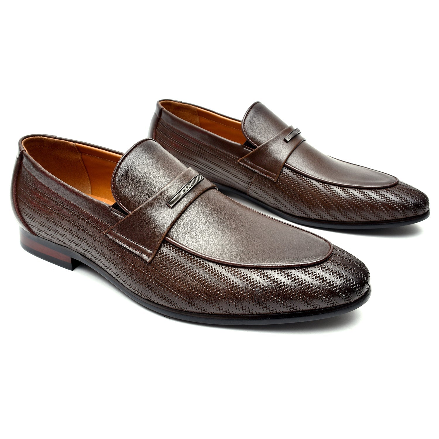 LEATHER SHOES - 7378-A4 KHAKI