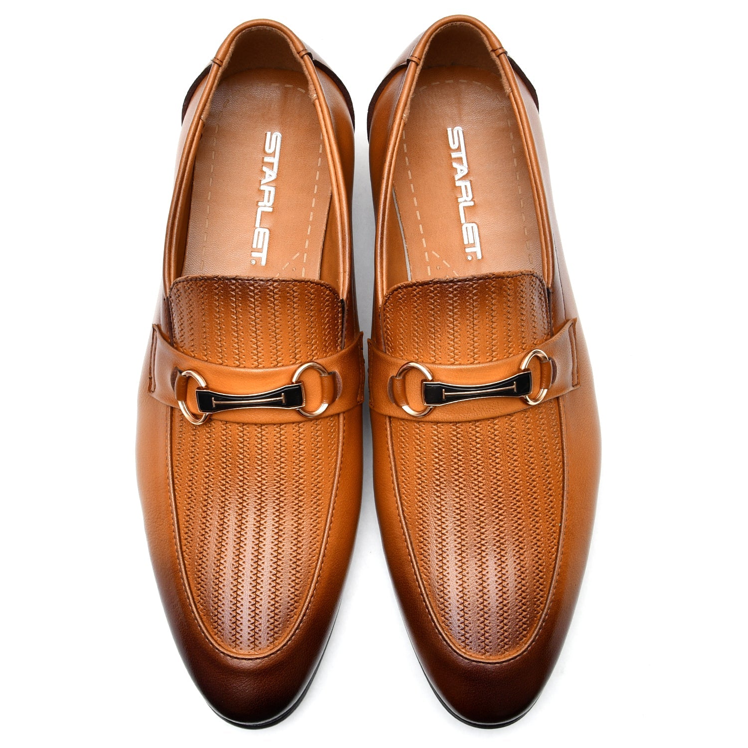 LEATHER SHOES - 7378-A6 TAN