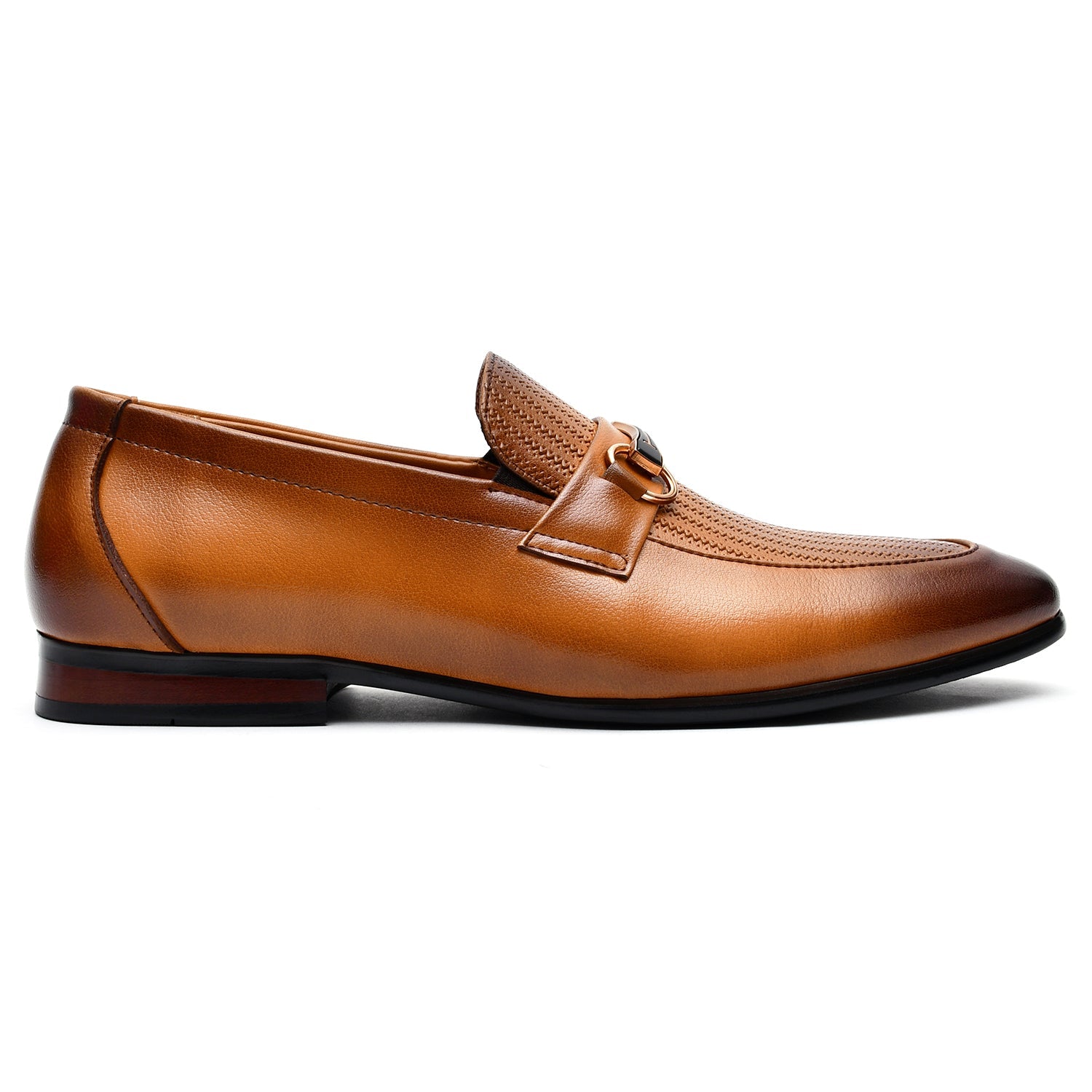 LEATHER SHOES - 7378-A6 TAN