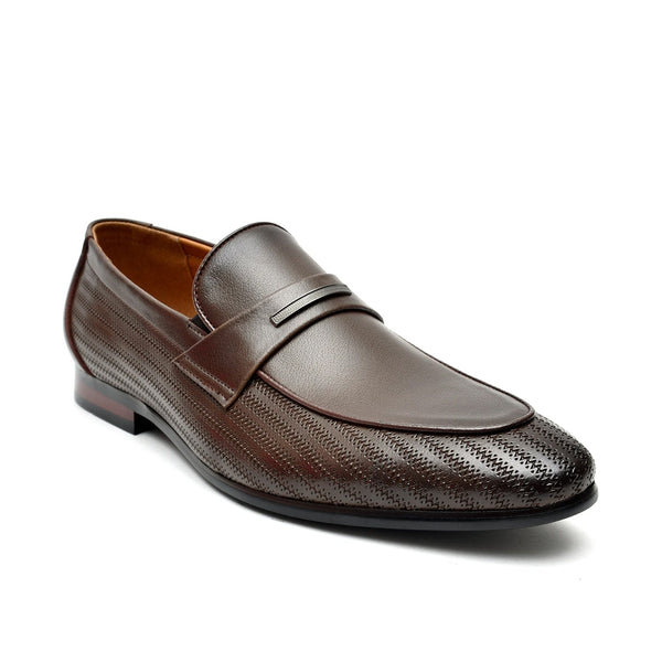 LEATHER SHOES - 7378-A4 KHAKI