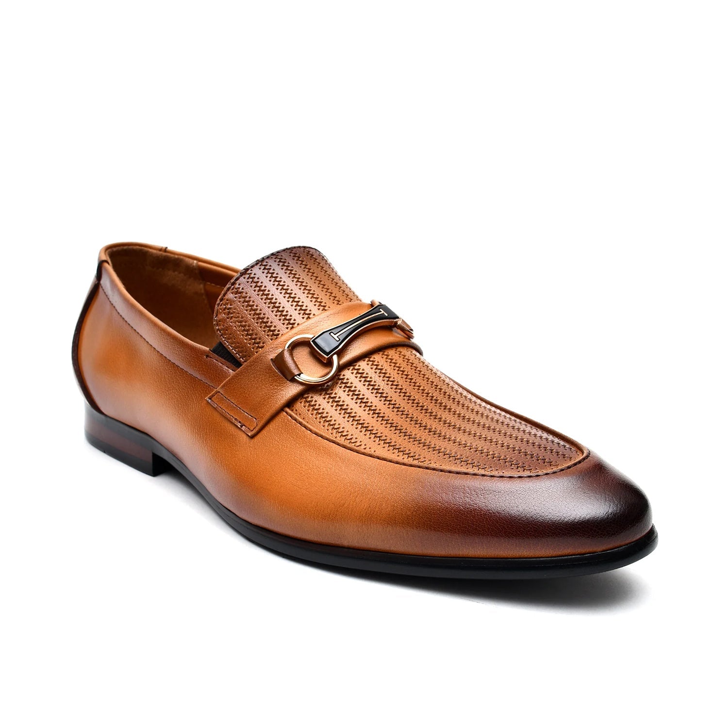 LEATHER SHOES - 7378-A6 TAN