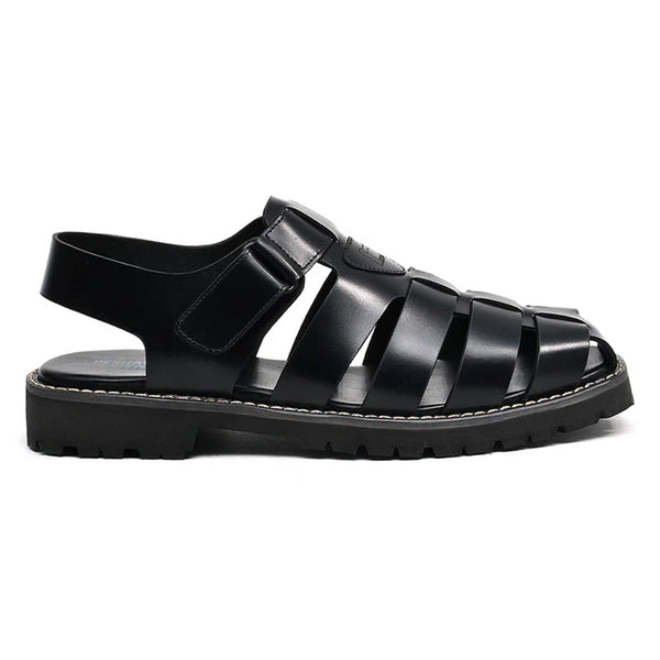 LEATHER SHOES - NOZ-03 - BLACK