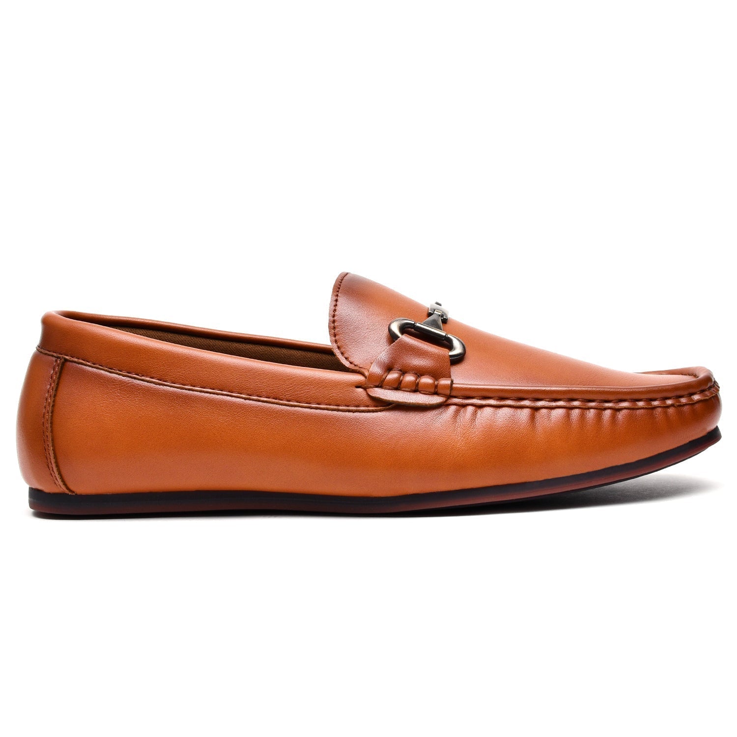 LEATHER SHOES - AB-410-3 BROWN