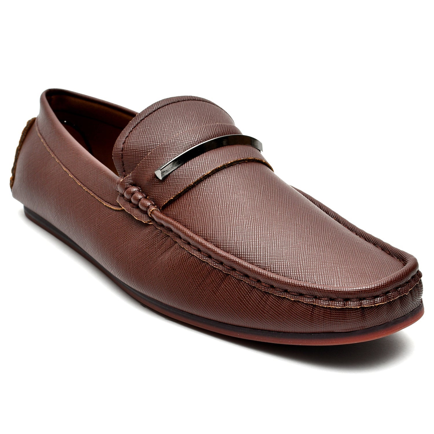 LEATHER SHOES - AB-23723 COFEE