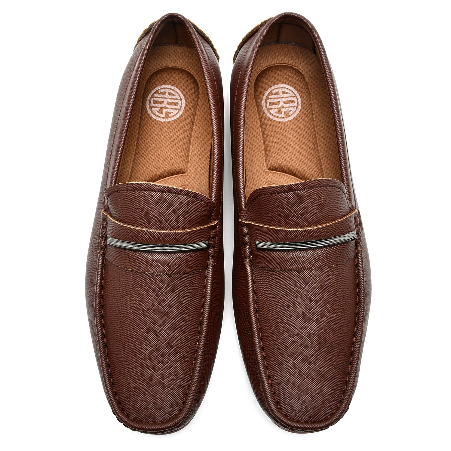 LEATHER SHOES - AB-23723 COFEE