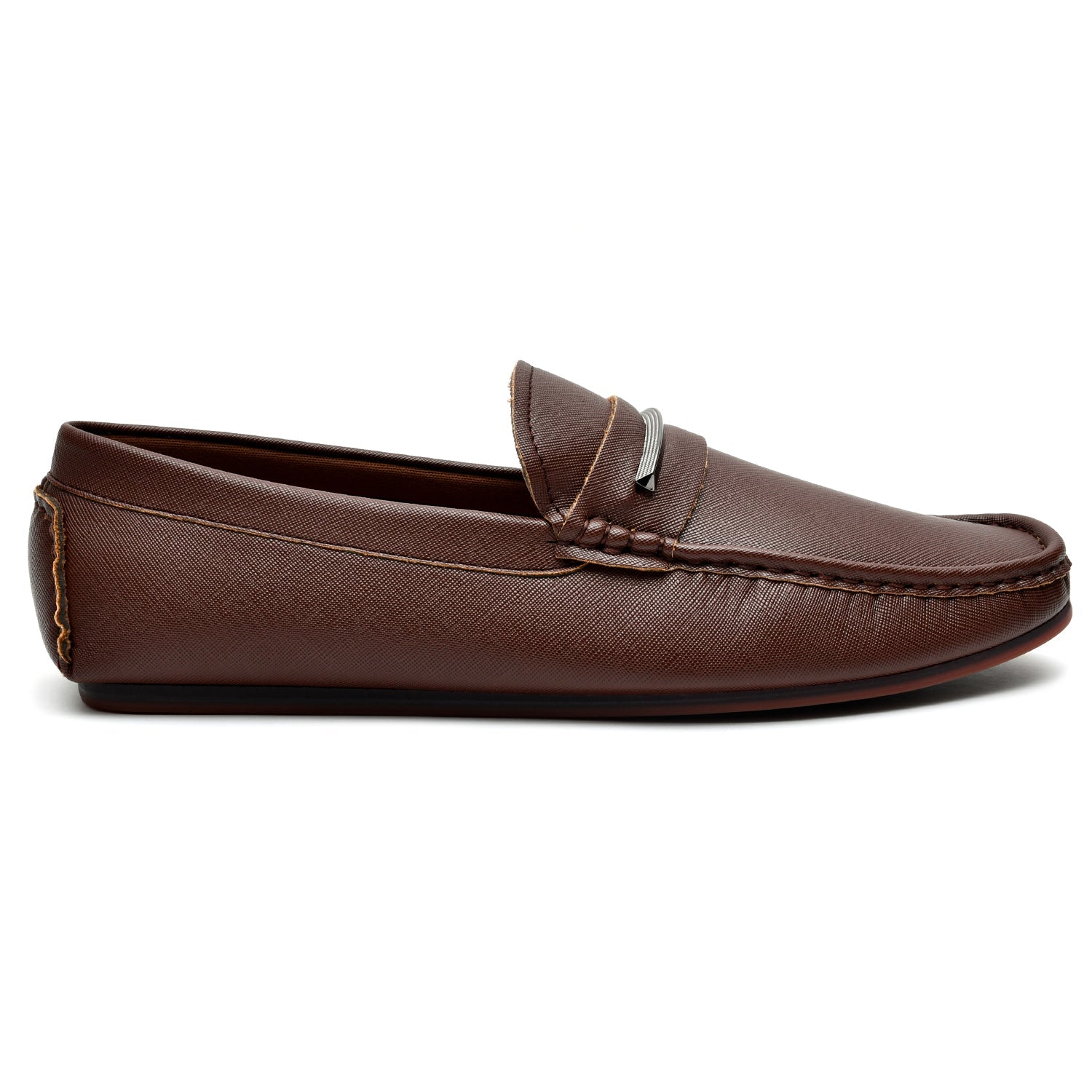 LEATHER SHOES - AB-23723 COFEE