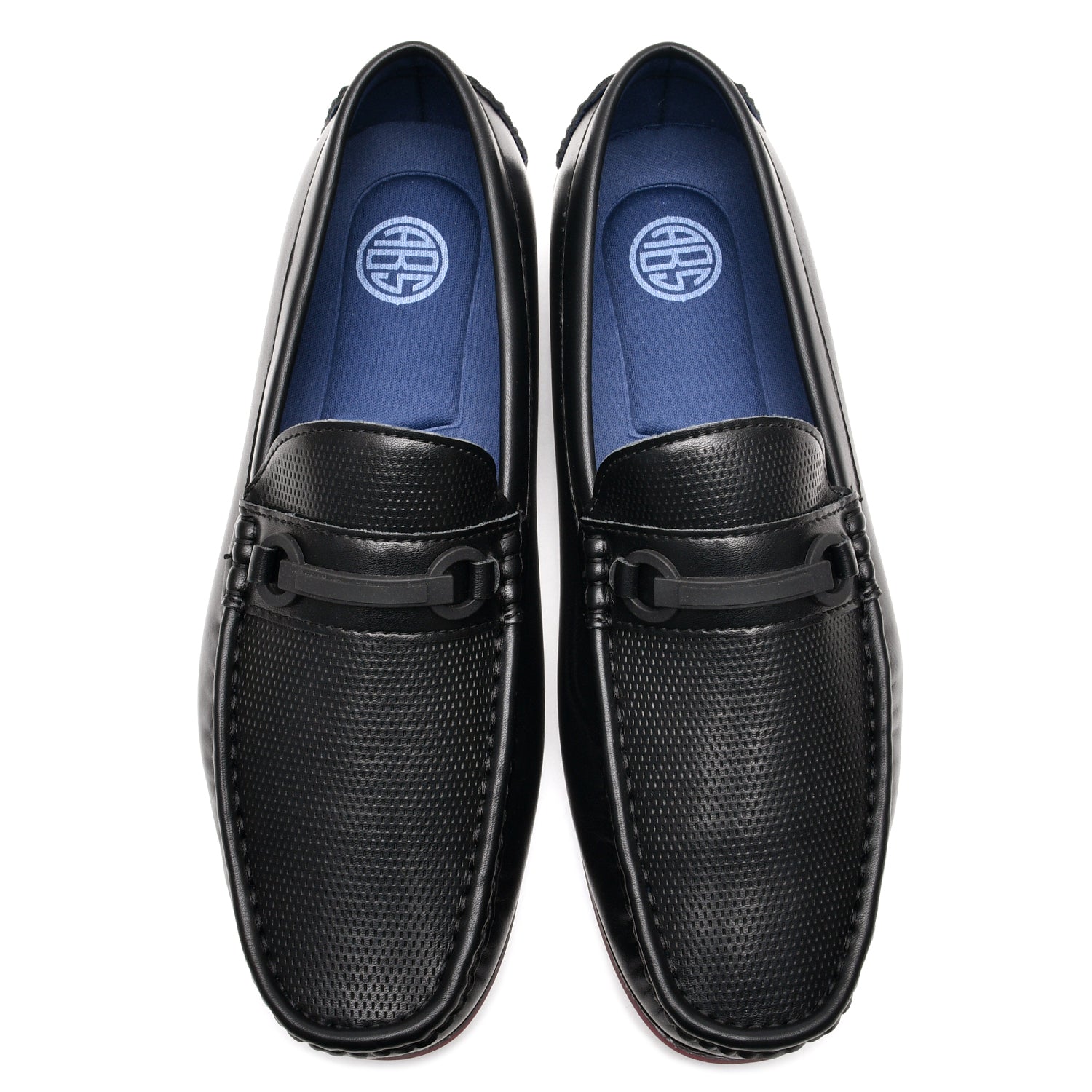 LEATHER SHOES - AB-23728 BLACK