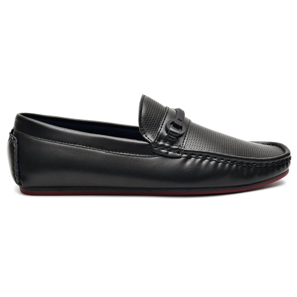 LEATHER SHOES - AB-23728 BLACK