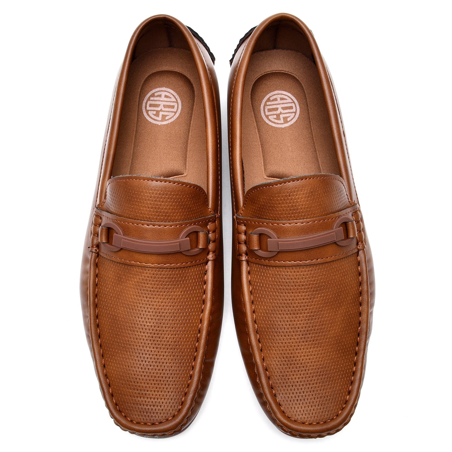 LEATHER SHOES - AB-23728 BROWN