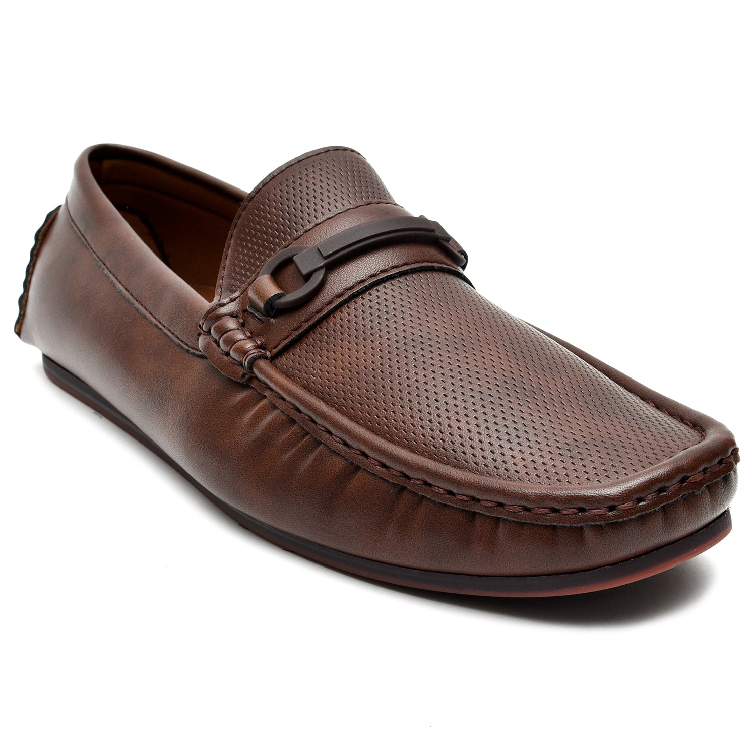 LEATHER SHOES - AB-23728 COFEE