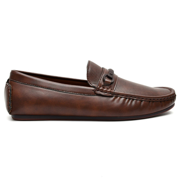 LEATHER SHOES - AB-23728 COFEE