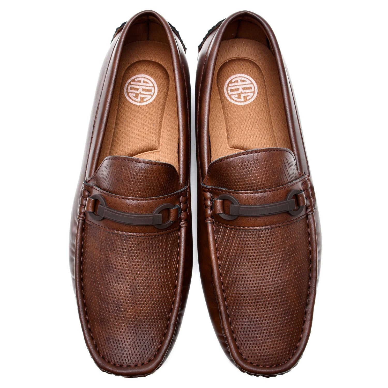 LEATHER SHOES - AB-23728 COFEE