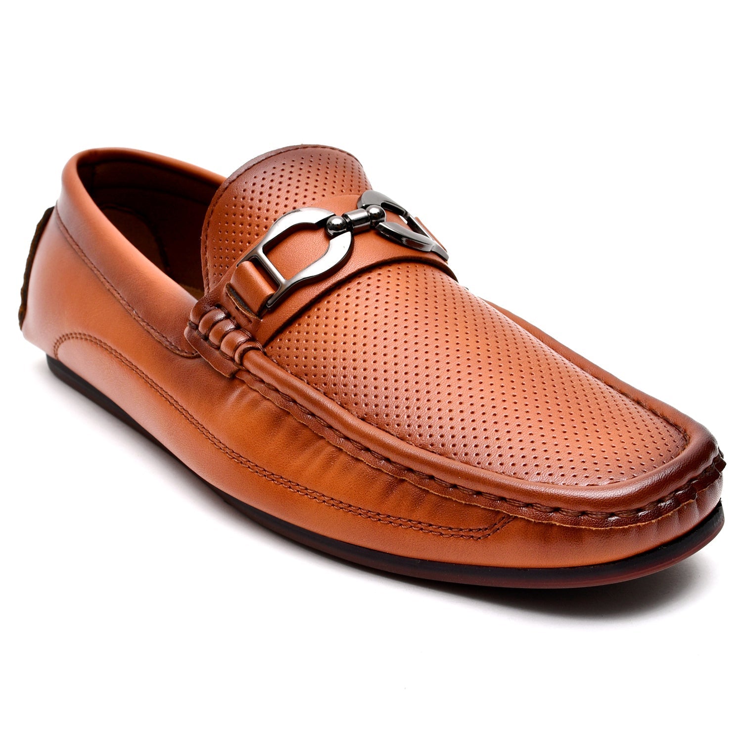 LEATHER SHOES - AB-410-4A BROWN