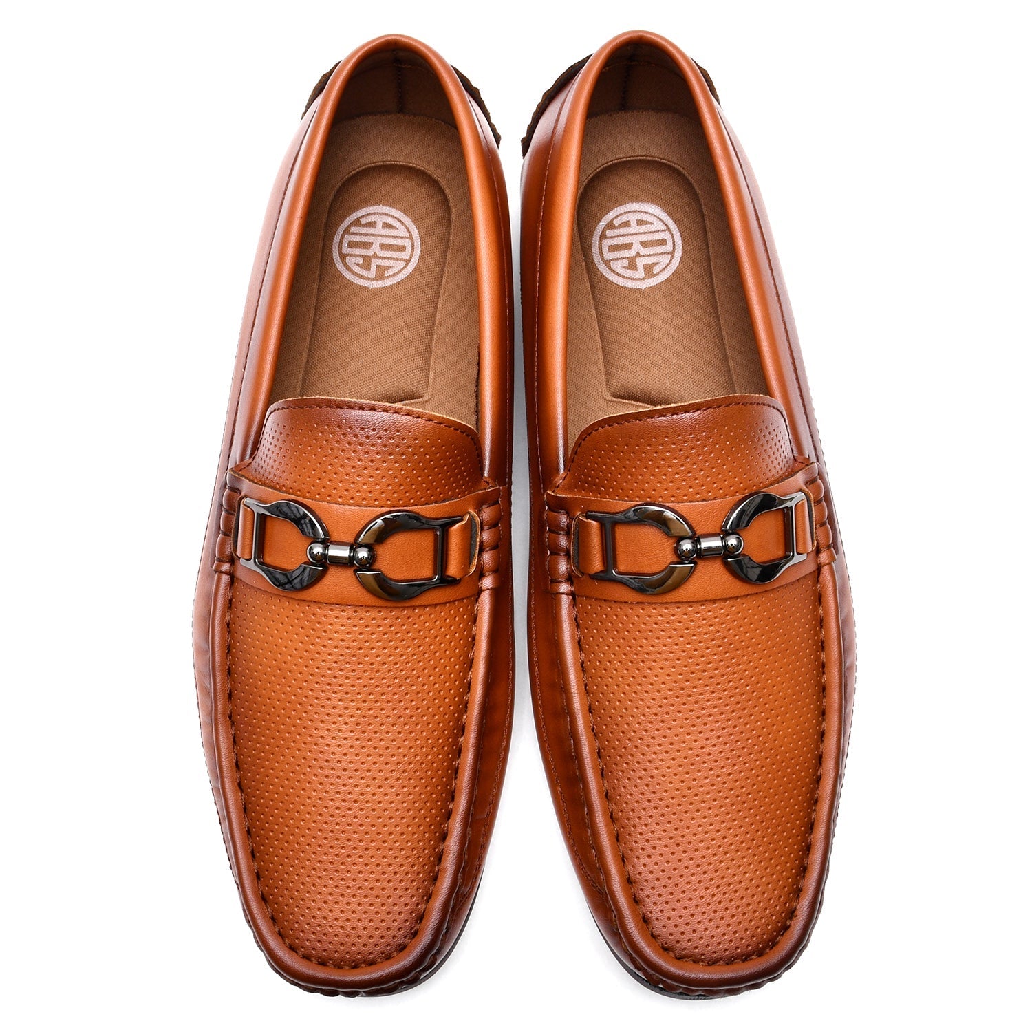 LEATHER SHOES - AB-410-4A BROWN