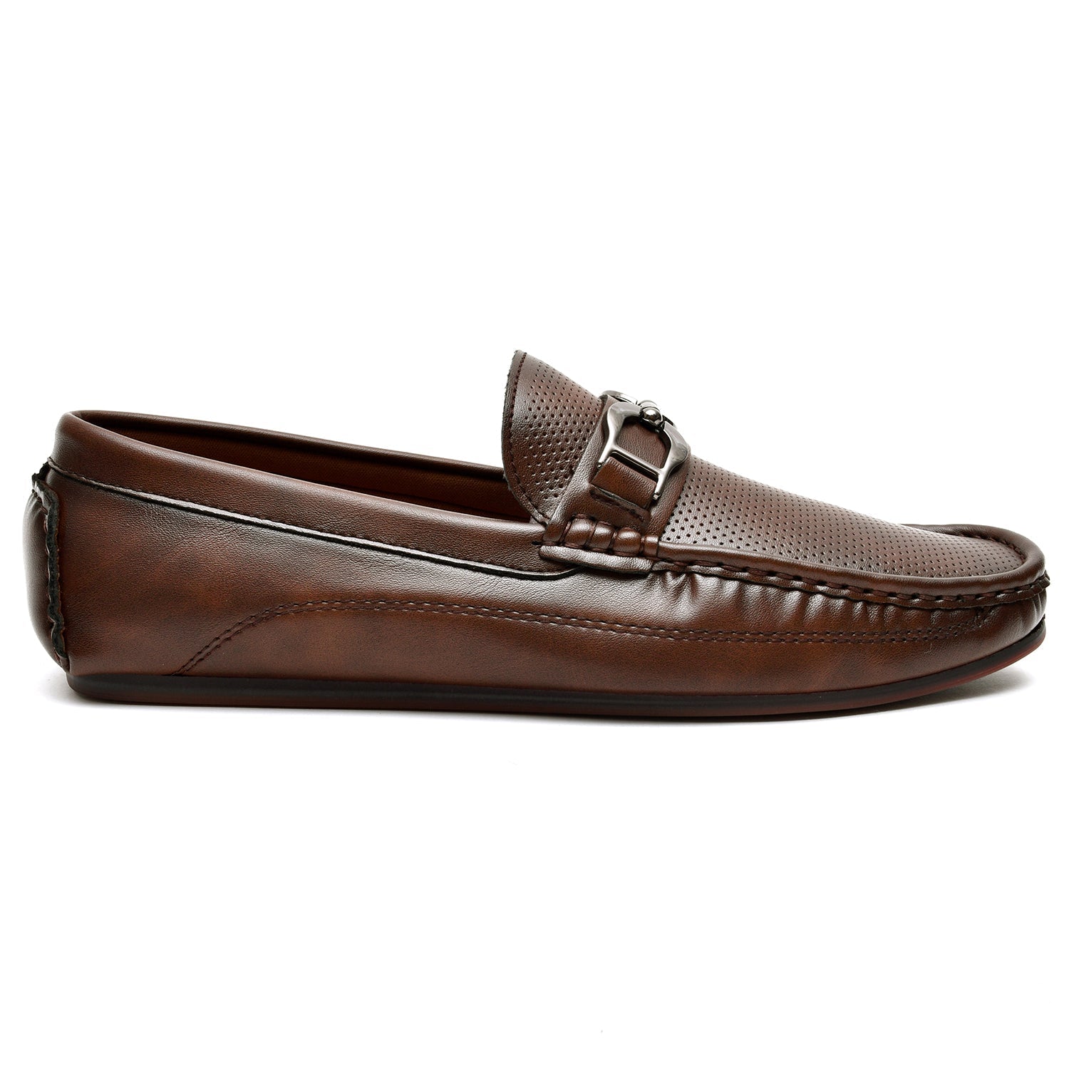 LEATHER SHOES - AB-410-4A COFEE