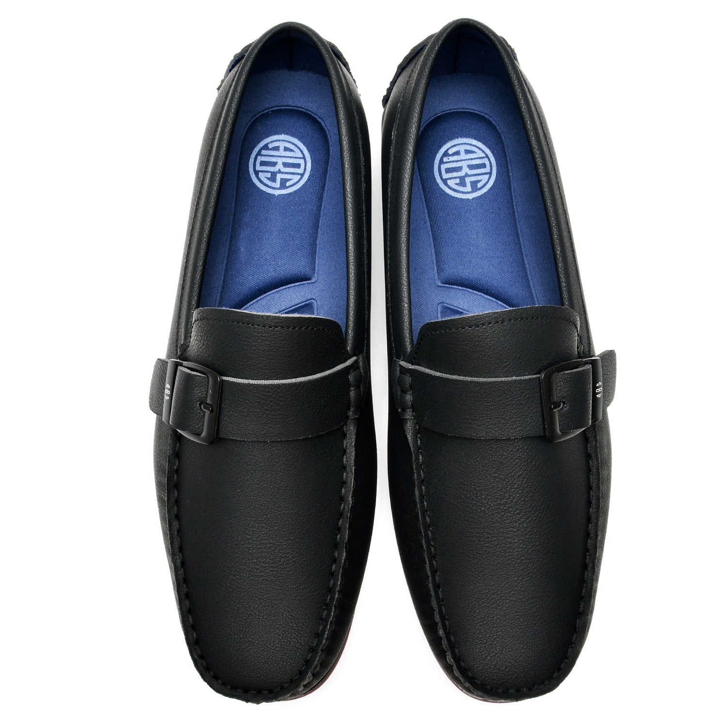 LEATHER SHOES - AB-723-2 BLACK