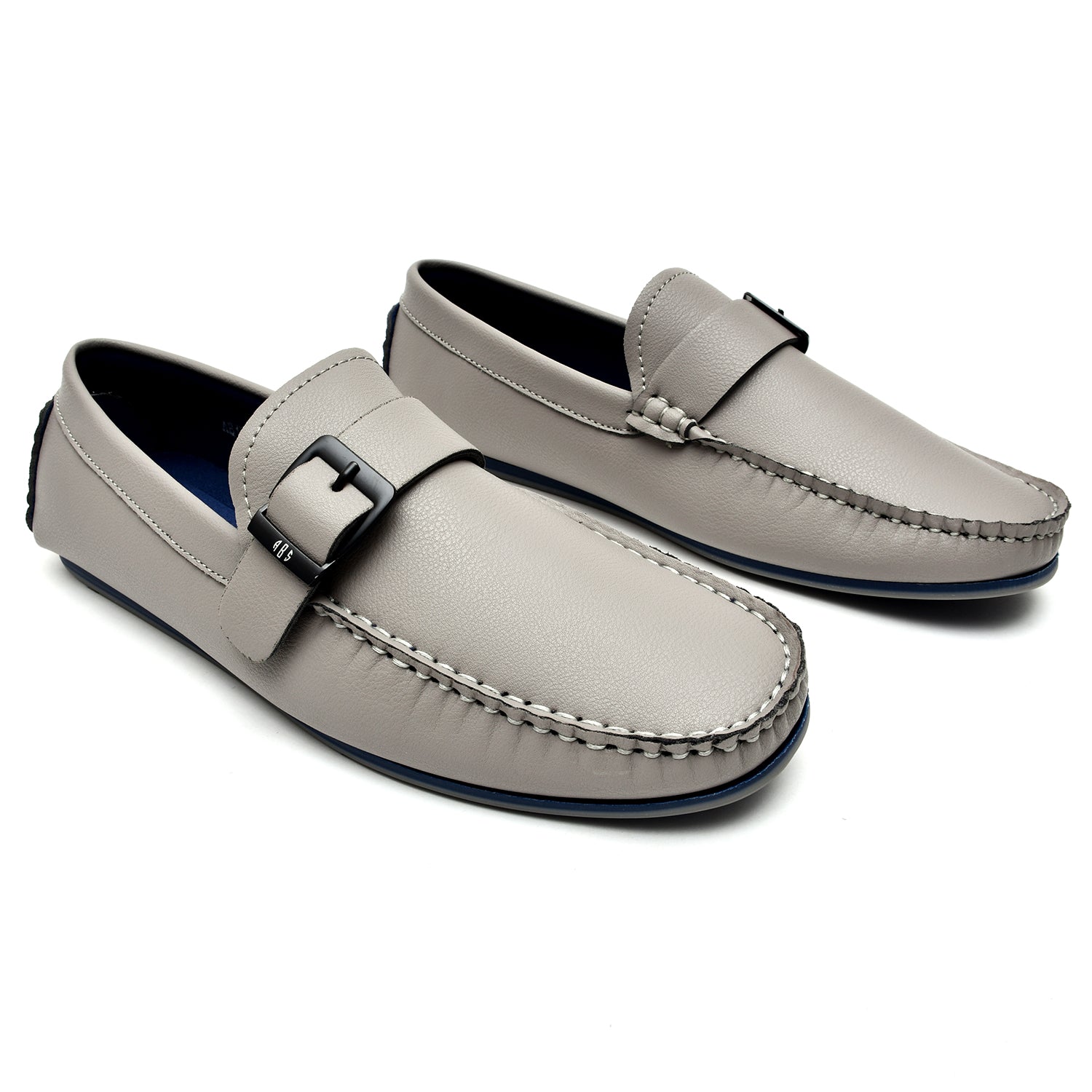 LEATHER SHOES - AB-723-2 GREY