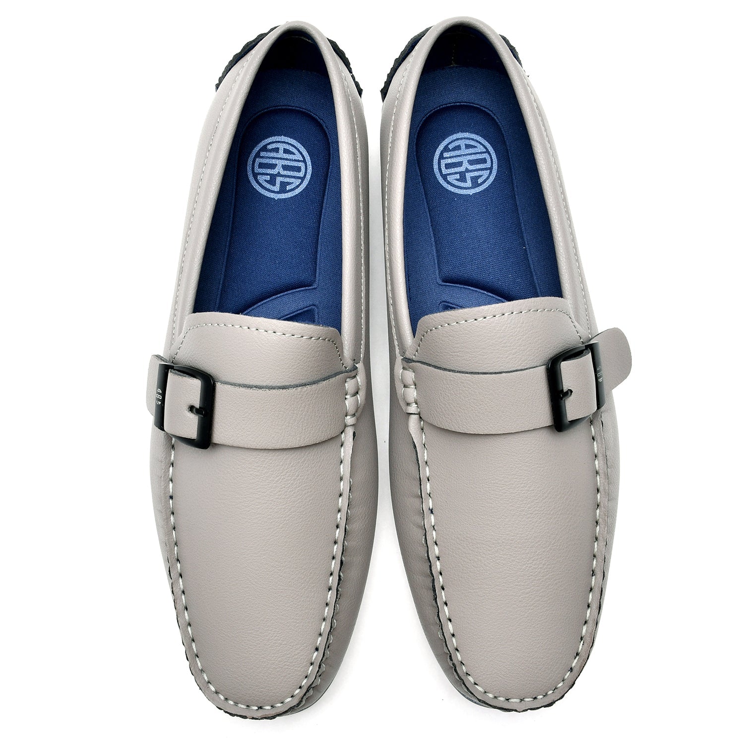 LEATHER SHOES - AB-723-2 GREY