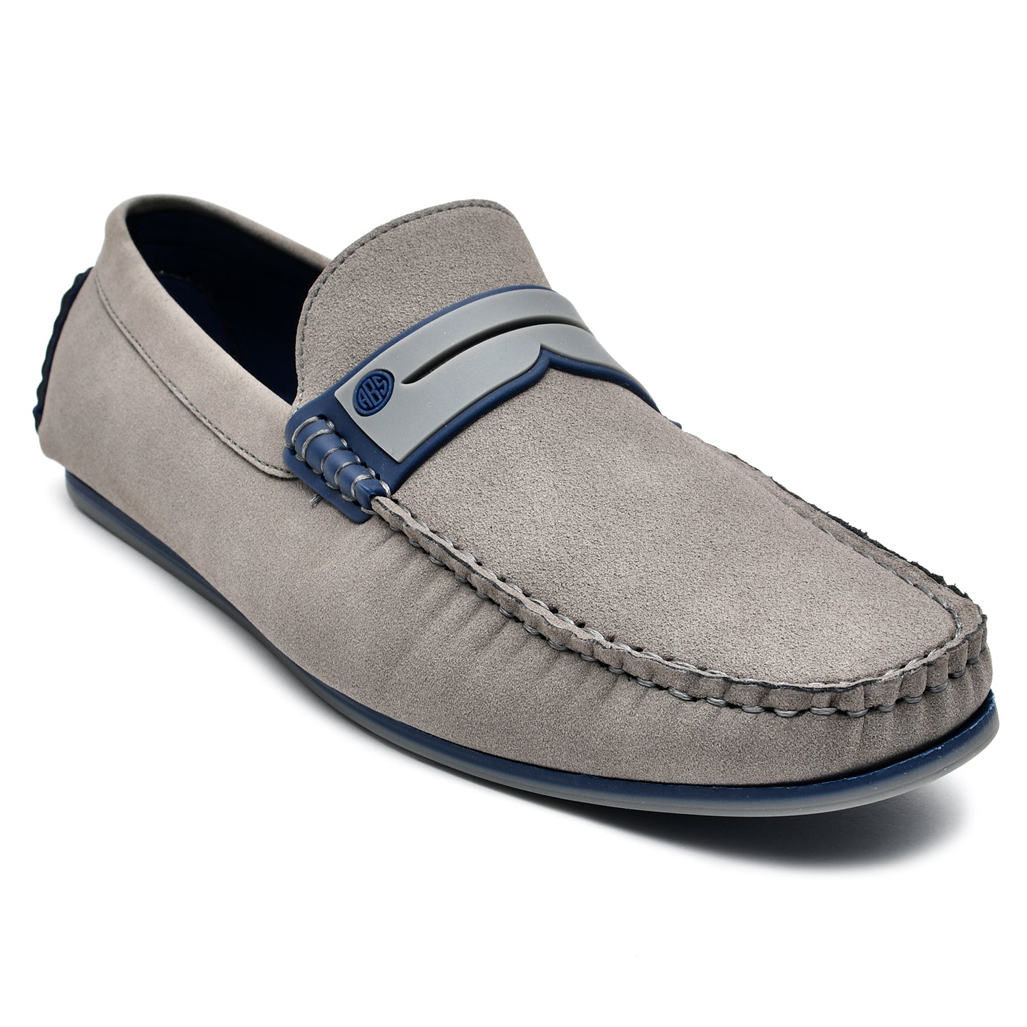 LEATHER SHOES - AB-728-1 GREY
