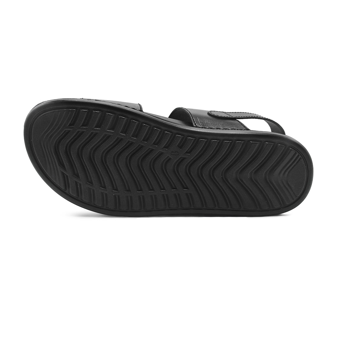 LEATHER SANDAL - AR-104 BLACK