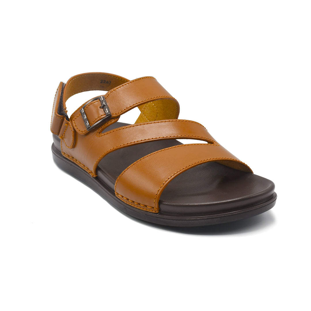 LEATHER SANDAL - AR-104 TAN