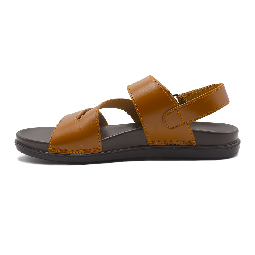 LEATHER SANDAL - AR-104 TAN