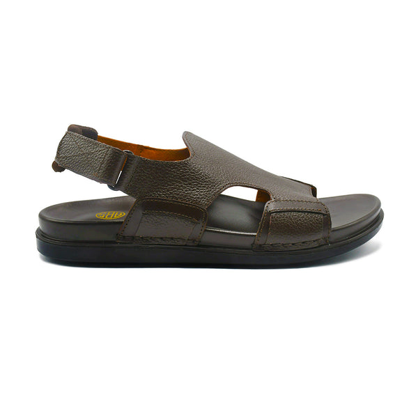 LEATHER SANDAL - AR-105 BROWN