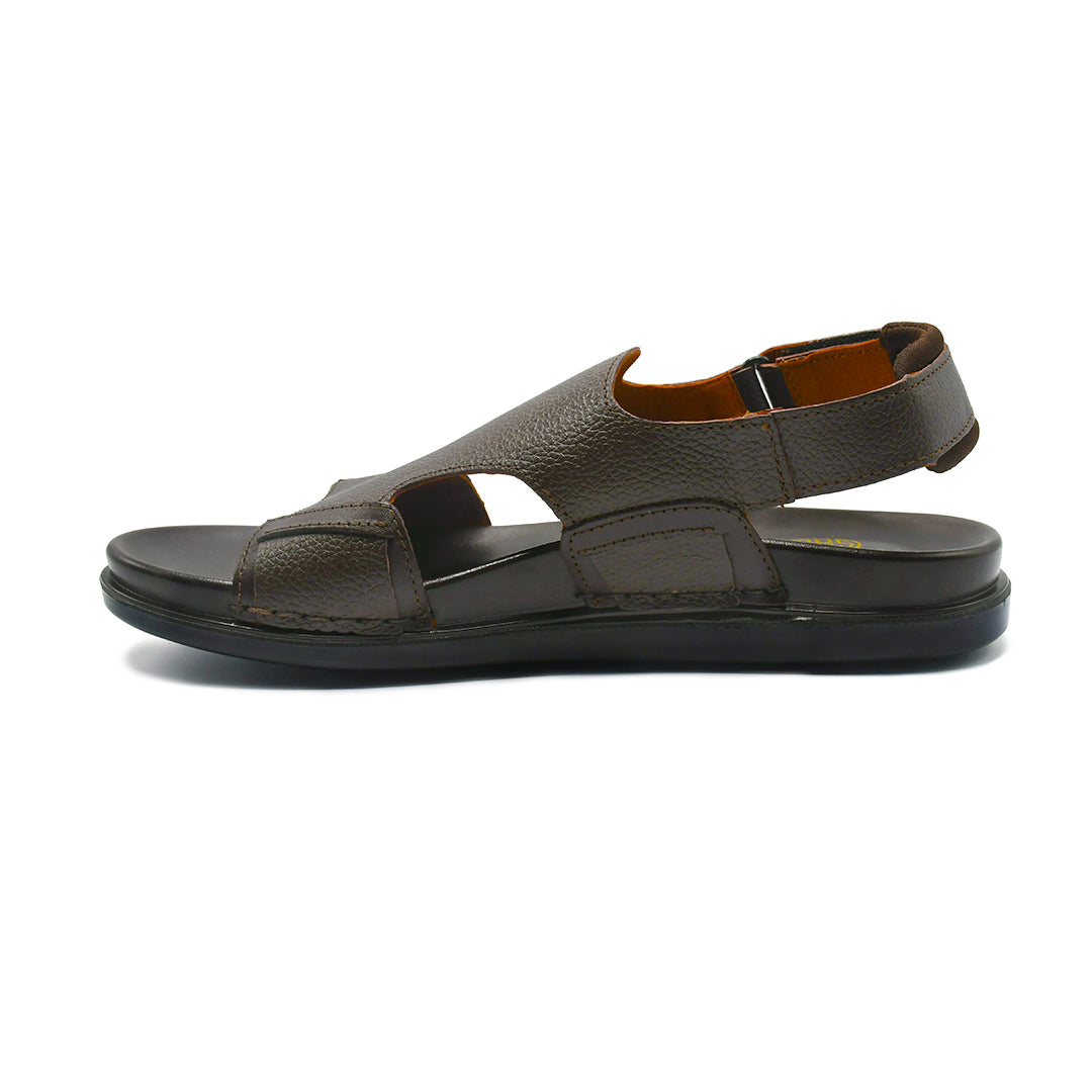 LEATHER SANDAL - AR-105 BROWN