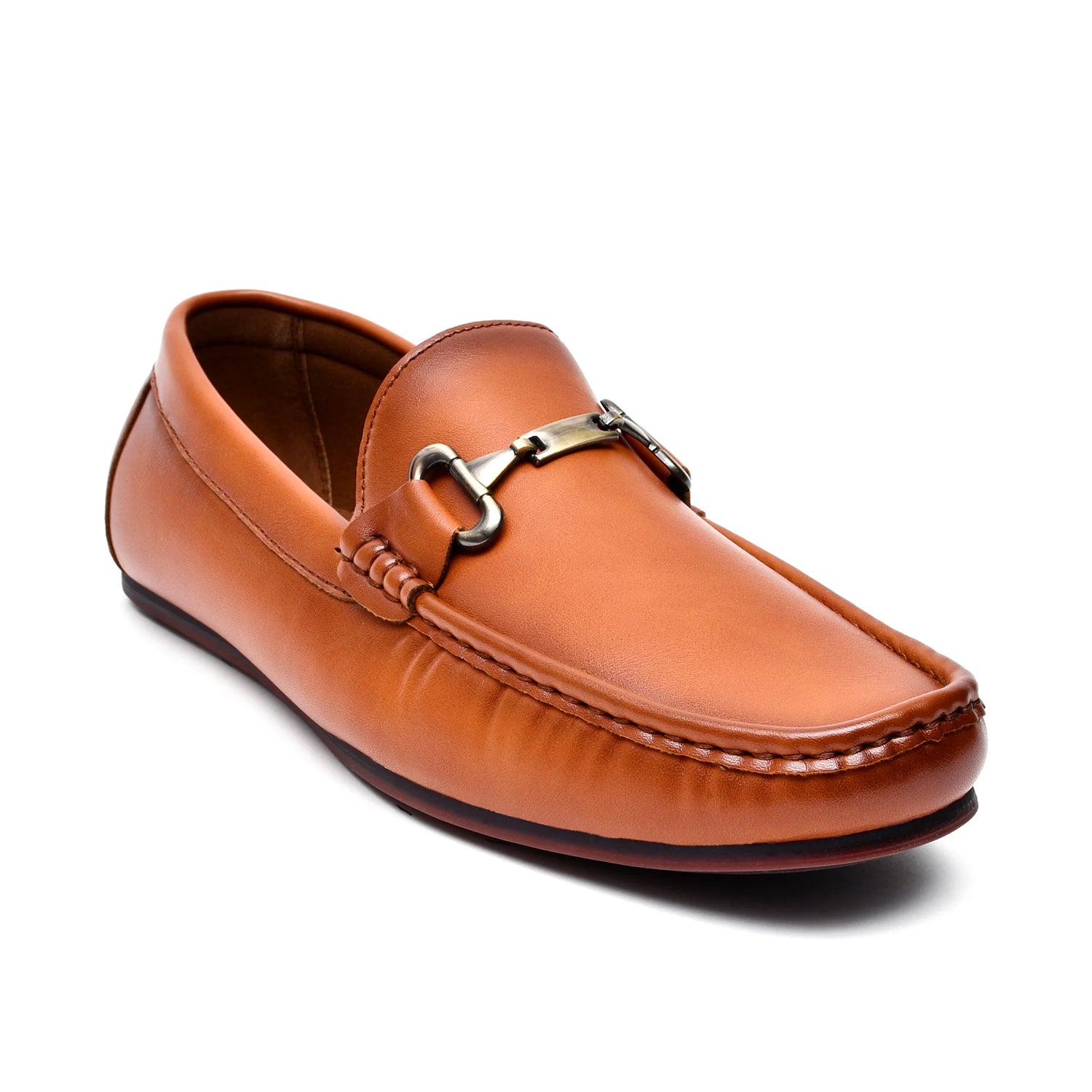 LEATHER SHOES - AB-410-3 BROWN