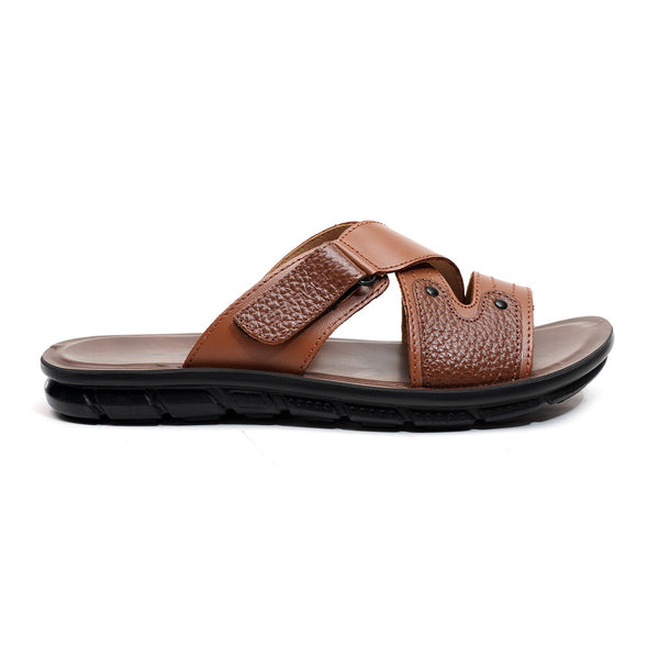 LEATHER SLIPPER - AK-06 TAN