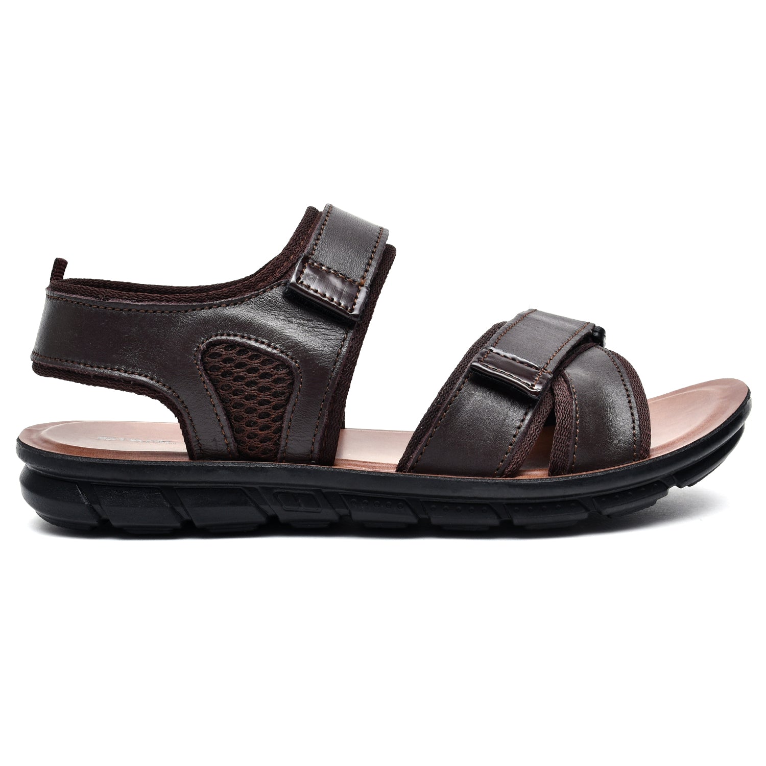 LEATHER SANDAL - AK-110 BROWN