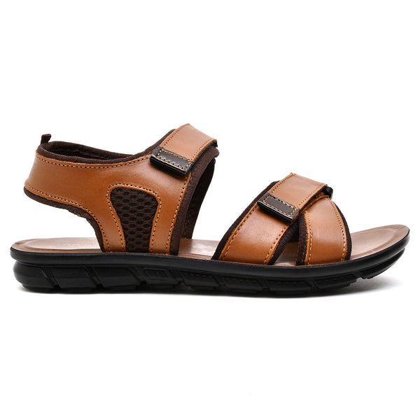 LEATHER SANDAL - AK-110 TAN