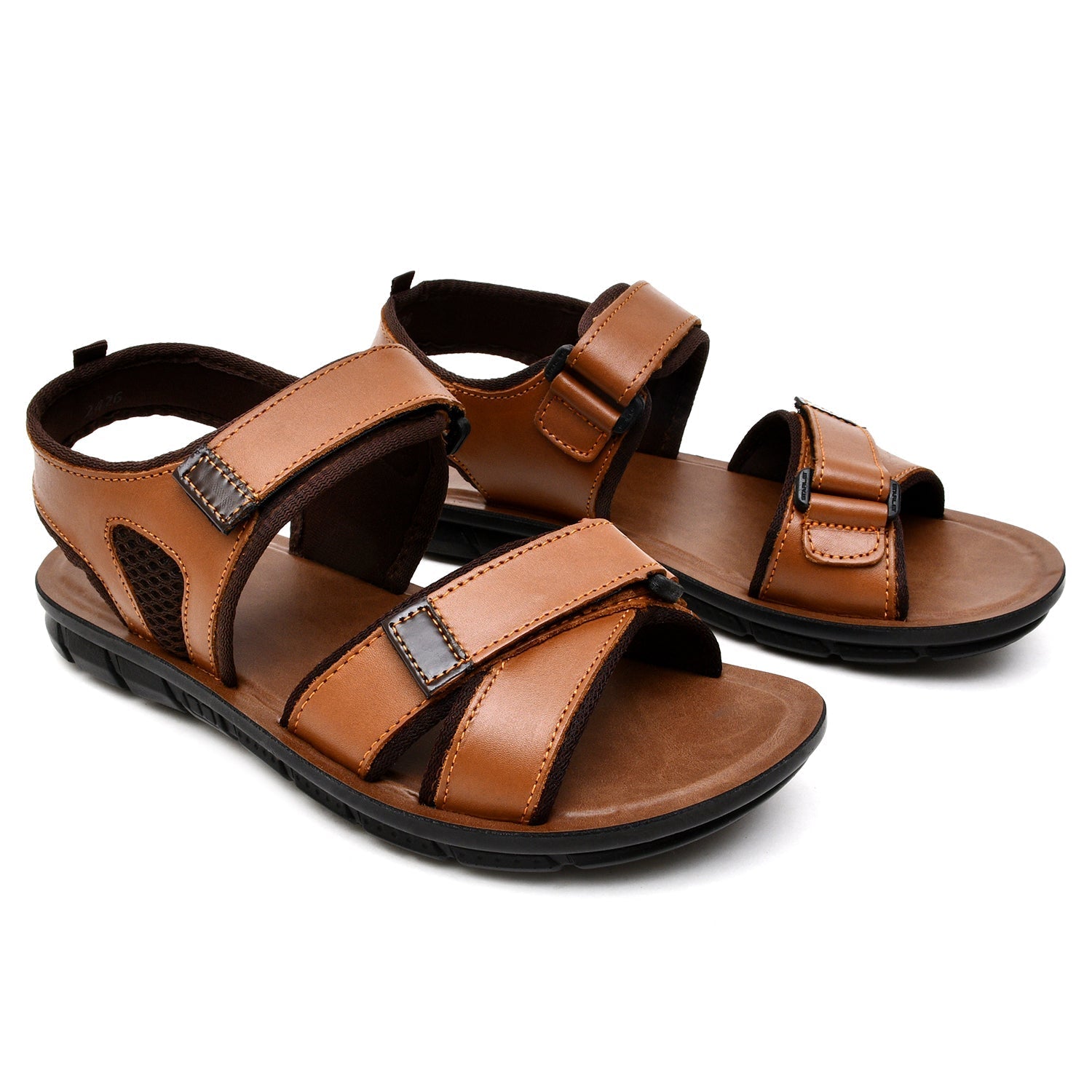 LEATHER SANDAL - AK-110 TAN