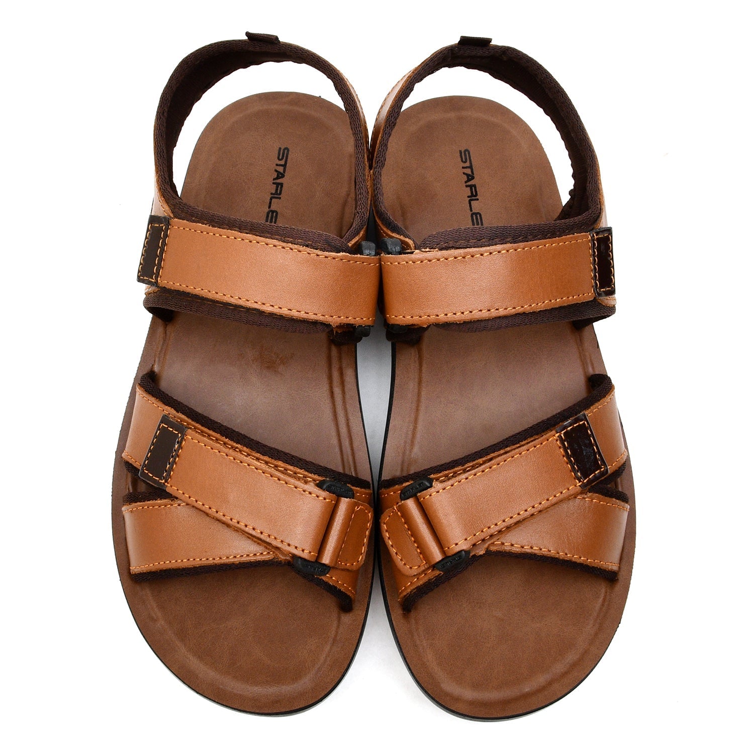 LEATHER SANDAL - AK-110 TAN