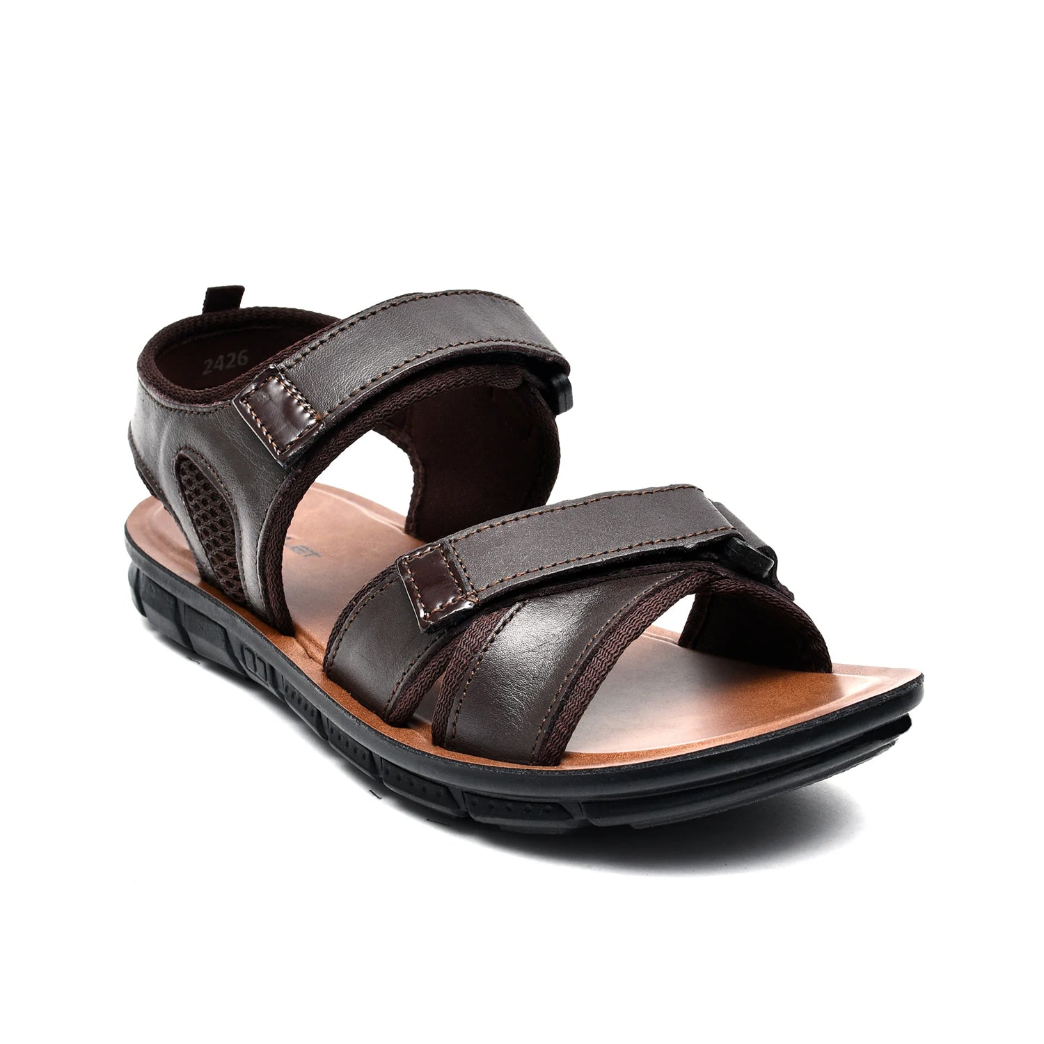 LEATHER SANDAL - AK-110 BROWN