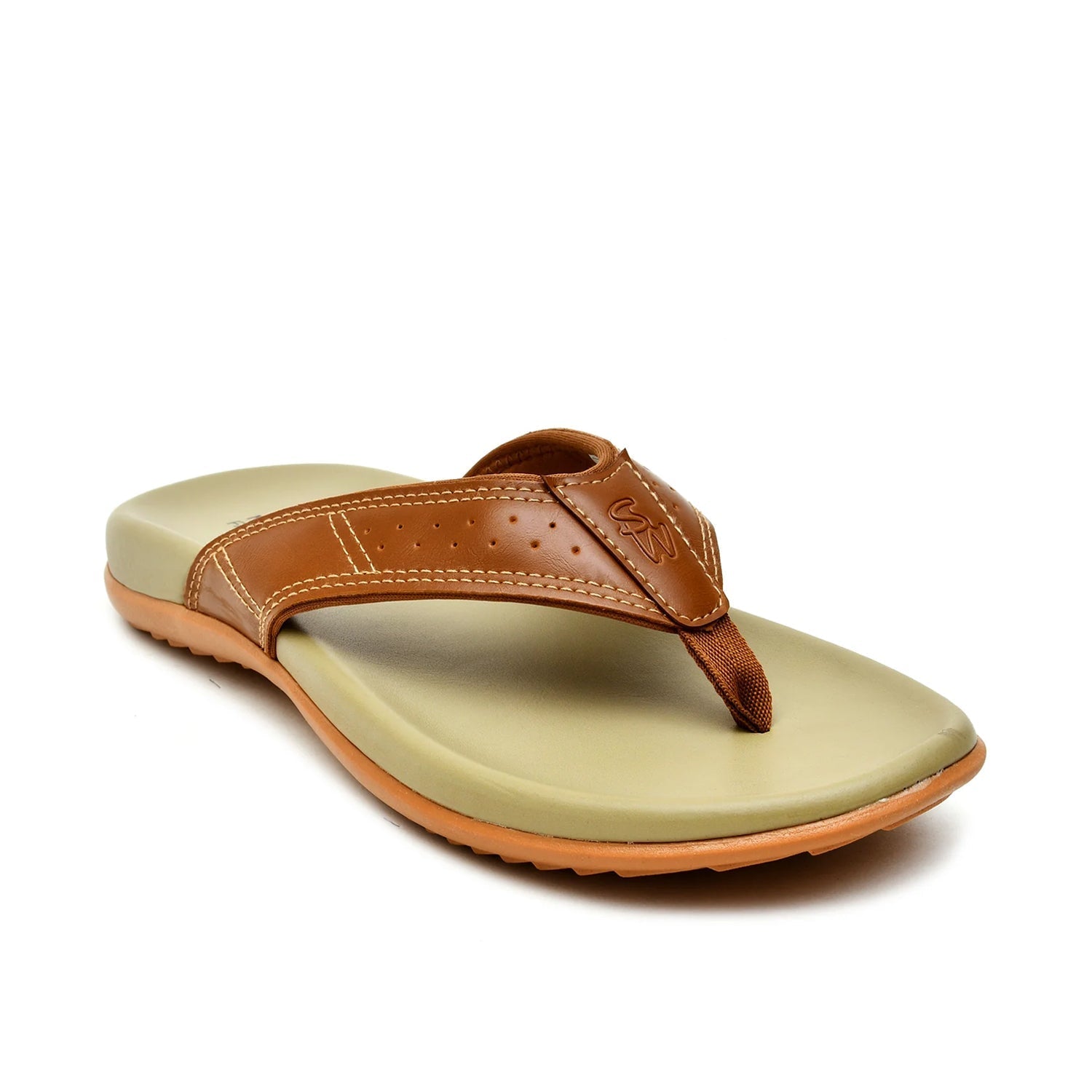 LEATHER SLIPPER - ANG-0036 TAN